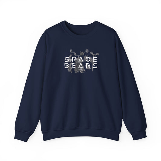 Space Bears Sketch Design Sweatshirt